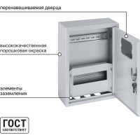 Щит TDM ELECTRIC ЩУРН-1/9Э Народный SQ0905-1801