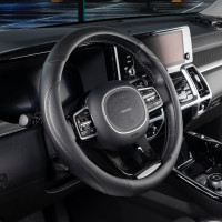 Оплетка SKYWAY Top-4 M, черная, экокожа S01102290