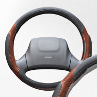 Оплетка SKYWAY Sponge classic 6 подушечек, L, черно/серая, экокожа S01102004