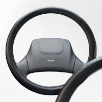 Оплетка SKYWAY Hit-2 L, черная, экокожа S01102024
