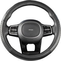 Оплетка SKYWAY Comfort-8 M, черная, экокожа S01102179