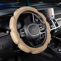 Оплетка SKYWAY Sponge classic 8 подушечек, M, бежевая, замша S01101034