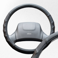 Оплетка SKYWAY Touch-2 L, черная, экокожа S01102131