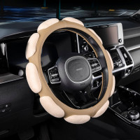 Оплетка SKYWAY Sponge classic 10 подушечек, M, бежевая, замша S01101041