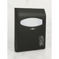 Диспенсер для накладок на туалет Nofer серии Black черного цвета 04028.N