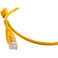 Патч-корд TWT RJ45-RJ45, 4 пары, UTP, категория 5е, 0.5 м, желтый, 45-45-0.5-YL