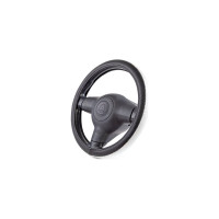 Оплётка руля AUTOPROFI экокожа, размер М AP-1931 BK WH M