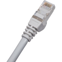 Патч-корд LANMASTER RJ45-RJ45, 4 пары, FTP, категория 6A, 0.5 м, серый, LSZH, LAN-PC45/S6A-0.5-GY