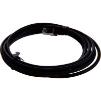 Патч-корд LANMASTER RJ45-RJ45, 4 пары, FTP, категория 5е, 3 м, черный LSZH LAN-PC45/S5E-3.0-BK