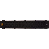 Патч-панель LANMASTER 19", 48 портов RJ-45, категория 5e, UTP, 2U, LAN-PPL48U5E
