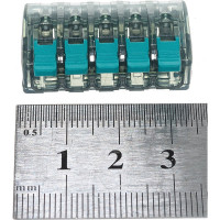 Компактная клемма с рычагом ЭРА NO22448 серии 415, 5 отверстий, 0,5-4 мм2 Б0043966