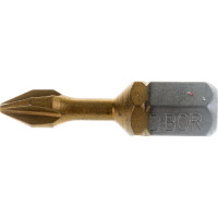 Биты фрезерованные TiN-half (10 шт; Ph1; 25 мм) D.BOR D-THT-PH01-025-010