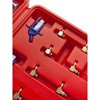 Измеритель расхода для Common Rail с 24 адаптерами AV Steel, AV-926004