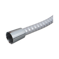 Шланг для душа Melodia della vita 1/2x1/2 конус d14ммx150см Tubo Elastica, белое серебро блистер MS-10 34430