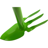 Комбинированная мотыжка, лепесток 3D + 3 витых зуба, цельнометаллическая PALISAD 626098