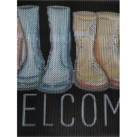 Придверный коврик ATTRIBUTE 3D BOOTS 45х75см AMB045