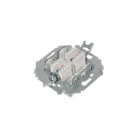 Компьютерная двойная розетка Simon RJ45 кат.5е, Systimax, алюминий 1591593-033
