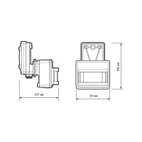 Датчик движения Jazzway PMS-IR 017 1200Вт 120гр. 2-12м WH IP44 5012998