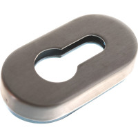 Ключевина DOORLOCK DL UR01 PZ Rt нерж. сталь, овальная, для профильных дверей 73317
