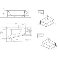Каркас для ванны AM.PM spirit 160х100 см W72A-160-100W-R2