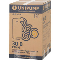 Водонагреватель Unipump СЛИМ 30 В накопительного типа, вертикальный 12419