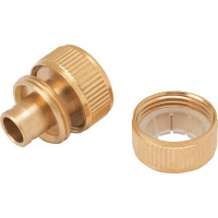 Муфта ремонтная (1/2"; латунная) для шланга PALISAD 66535