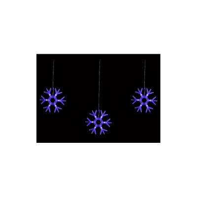 Фигурный светодиодный занавес Uniel ULD-E1503-036/DTA SNOWFLAKES-1 UL-00001406