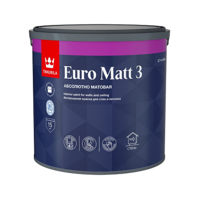 Интерьерная краска Tikkurila euro matt-3 700001116