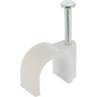 Круглая скоба ЭРА 10 мм пластиковая Б0038895