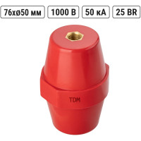 Силовой изолятор TDM ELECTRIC SM76 H76xD50xM10мм SQ0807-0006