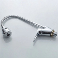 Смеситель для кухни Haiba мойки латун с высоким гибким изливом, хром HB4313 539092