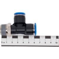 Тройник цанговый T-образный с наружной резьбой (1/2M; 12 мм) SHPI PST 12-R04