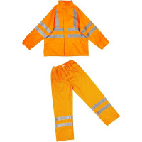 Влагозащитный костюм 2Hands повышенной видимости арт. KP1HV, цвет оранж, р-р L Костюм КР1HV оранж -  L