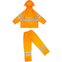 Влагозащитный костюм 2Hands повышенной видимости арт. KP1HV, цвет оранж, р-р L Костюм КР1HV оранж -  L