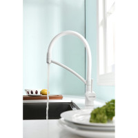 Смеситель для кухни Paulmark SIEGEN, белый матовый,  Si213111-WH