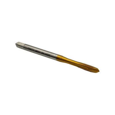 Метчик TORNERI М 6х1 HSSE 6H DIN371 TiN для сквозных отверстий 036410