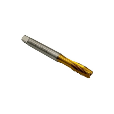 Метчик TORNERI М10х1.5 HSSE 6H DIN371 TiN для сквозных отверстий 036412