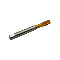 Метчик TORNERI М10х1.5 HSSE 6H DIN371 TiN для сквозных отверстий 036412