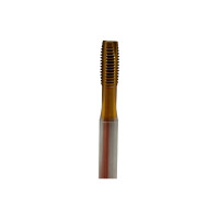 Метчик TORNERI М10х1.5 HSSE 6H DIN371 TiN для сквозных отверстий 036412