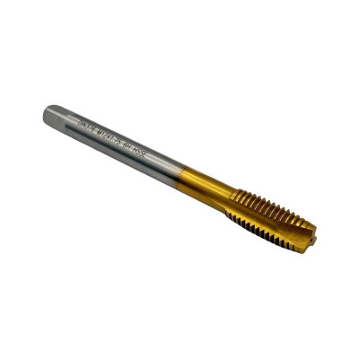 Метчик TORNERI М12х1.75 HSSE 6H DIN376 TiN для сквозных отверстий 036413
