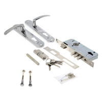 Врезной замок ЗЕНИТ ЗВ4-85.3-02 хром 28022 00028022