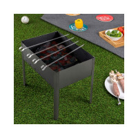 Походный сборный мангал с шампурамиСОКОЛ в пленке 62-0005