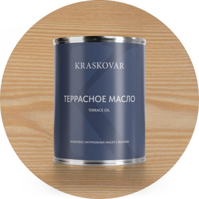 Масло террасное Kraskovar Белый 0,75л 1132