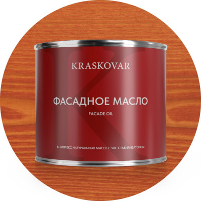 Масло фасадное Kraskovar Махагон 2,2л 1154