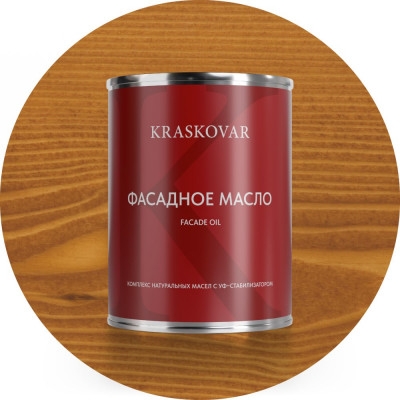 Масло фасадное Kraskovar Бук 0,75л 1227