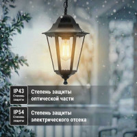 Светильник уличный шестигранник TDM ELECTRIC, 100Вт, подвес, черный SQ0330-0010