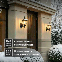 Светильник уличный шестигранник TDM ELECTRIC, 100Вт, вверх, черный SQ0330-0006