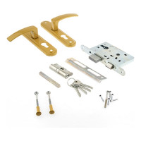 Замок врезной ЗЕНИТ ЗВ4-3.05 золото 9680 00009680