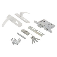 Замок врезной ЗЕНИТ ЗВ4-3.04 белый 19402 00019402