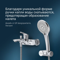 Смеситель для ванны/душа AM.PM Like душевой набор, хром F8015000